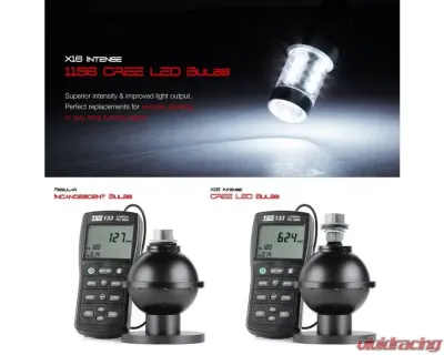Xtune 2in1 Dual Function 7 x 3030 White LED Chip / 21 x 2835 Yellow LED Chip Machine-Soldered Bulb - 1156 / BA15S - LB-CREEX16-1156