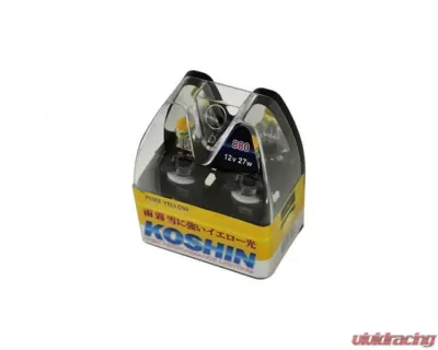 Xtune Koshin 880 Hyper Yellow 12V 27W Halogen Light Bulbs - LB-KO-YELLOW-880YE