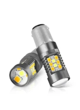 Xtune 2in1 Dual Function 7 x 3030 White LED Chip / 21 x 2835 Yellow LED Chip Machine-Soldered Bulb - 1157 / BAY15D                                     - LB-SB-FBSERIES-C-1157-WTYEL - Image 4