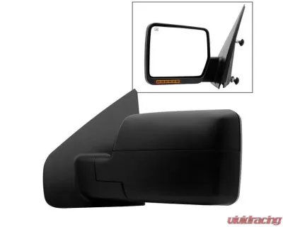 Xtune Left Driver Side Power Heated Amber LED Signal OE Mirror Ford F150 2004-2006 - MIR-03348AEBH-P-L