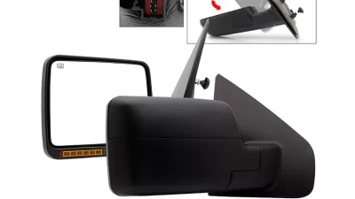 Xtune Driver And Passenger Side Power Heated Amber LED Signal OE Mirror Ford F150 2004-2006                                     - MIR-03348AEBH-P-SET - Image 8