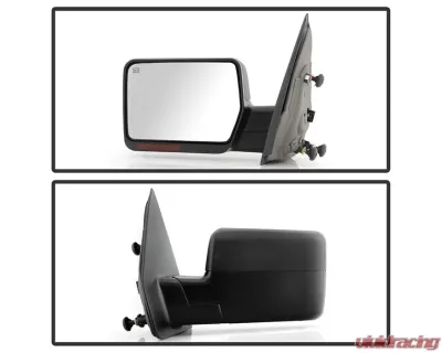 Xtune Driver And Passenger Side Power Heated Amber LED Signal OE Mirror Ford F150 2004-2006 - MIR-03348AEBH-P-SET