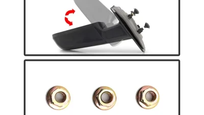 Xtune Driver And Passenger Side Power Heated Amber LED Signal OE Mirror Ford F150 2004-2006                                     - MIR-03348AEBH-P-SET - Image 4