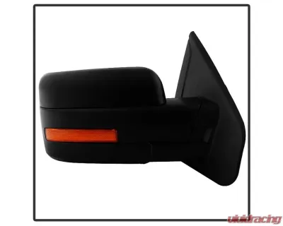 Xtune Left Driver Side Power Heated Amber LED Signal OE Mirror Ford F150 2007-2014 - MIR-03349EH-P-L