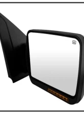 Xtune Left Driver Side Power Heated Amber LED Signal OE Mirror Ford F150 2007-2014                                     - MIR-03349EH-P-L - Image 4