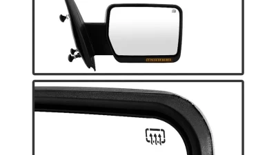 Xtune Left Driver Side Power Heated Amber LED Signal OE Mirror Ford F150 2007-2014                                     - MIR-03349EH-P-L - Image 5