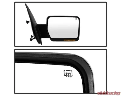 Xtune Left Driver Side Power Heated Amber LED Signal OE Mirror Ford F150 2007-2014 - MIR-03349EH-P-L