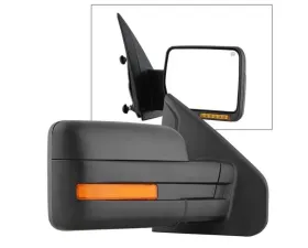 Xtune Right Passenger Side Power Heated Amber LED Signal OE Mirror Ford F150 2007-2014