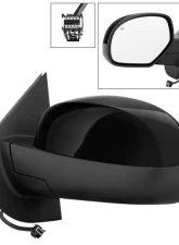 Xtune Left Driver Side Shiny Black Power Heated Mirror Chevrolet Silverado 2007-2014                                     - MIR-03CS07-PW-L - Image 7