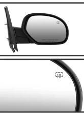 Xtune Right Passenger Side Shiny Black Power Heated Mirror Chevrolet Silverado 2007-2014                                     - MIR-03CS07-PW-R - Image 5