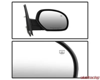 Xtune Right Passenger Side Shiny Black Power Heated Mirror Chevrolet Silverado 2007-2014 - MIR-03CS07-PW-R