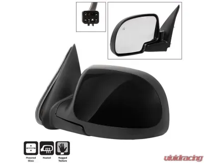 Xtune Left Driver Side Power Heated Mirror Chevrolet Silverado 1999-2002 - MIR-03CS99-PW-L