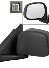 Xtune Left Driver Side Power Heated OE Mirror Dodge Ram 2002-2008                                     - MIR-03DRAM02-PW-L - Image 7