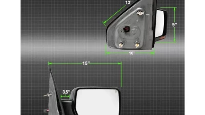 Xtune Power Heated Amber Sequential LED Signal OE Mirror Set Ford F150 2004-2006                                     - MIR-03FF04-G2-PW-RAM-SET - Image 11