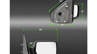 Xtune Power Heated Amber Sequential LED Signal OE Mirror Set Ford F150 2007-2014                                     - MIR-03FF07-G2-PW-RAM-SET - Image 11