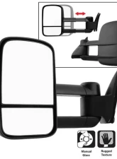 Xtune Left Driver Side Manual Extendable Manual Adjust Mirror Chevrolet C10 1988-1998                                     - MIR-CCK88-MA-L - Image 7