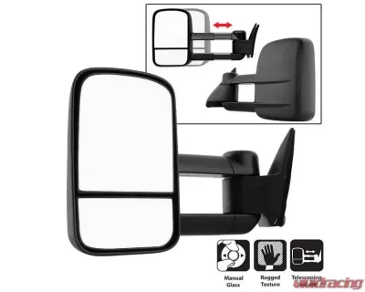 Xtune Left Driver Side Manual Extendable Manual Adjust Mirror Chevrolet C10 1988-1998 - MIR-CCK88-MA-L