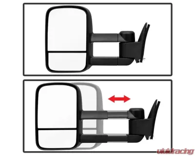 Xtune Left Driver Side Manual Extendable Manual Adjust Mirror Chevrolet C10 1988-1998 - MIR-CCK88-MA-L
