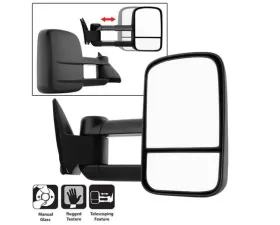 Xtune Right Passenger Side Manual Extendable Manual Adjust Mirror Chevrolet C10 1988-1998