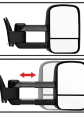 Xtune Right Passenger Side Manual Extendable Manual Adjust Mirror Chevrolet C10 1988-1998                                     - MIR-CCK88-MA-R - Image 5