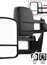 Xtune Manual Extendable Manual Adjust Mirror Set Chevrolet C10 1988-1998                                     - MIR-CCK88-MA-SET - Image 7