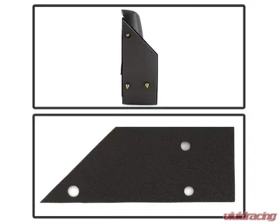 Xtune Left Driver Side Manual Adjust Mirror Chevrolet Express | GMC Savana Van 2003-2017 - MIR-CEXP03-MA-L