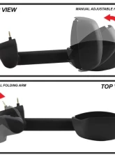 Xtune Left Driver Side Manual Adjust Mirror Chevrolet Express | GMC Savana Van 2003-2017                                     - MIR-CEXP03-MA-L - Image 7