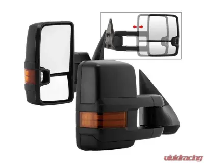 Xtune G2 LED Signal Telescoping Mirror Set Chevrolet Silverado 1999-2006 - MIR-CS03S-G2-MA-AM-SET