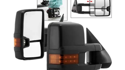 Xtune G2 Power Heated Amber LED Signal Telescoping Mirror Set Chevrolet Silverado 2003-2006                                     - MIR-CS03S-G2-PWH-AM-SET - Image 12