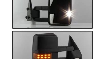 Xtune G2 Power Heated Amber LED Signal Telescoping Mirror Set Chevrolet Silverado 2003-2006                                     - MIR-CS03S-G2-PWH-AM-SET - Image 11