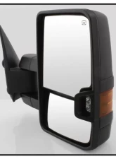 Xtune G2 Power Heated Amber LED Signal Telescoping Mirror Set Chevrolet Silverado 2003-2006                                     - MIR-CS03S-G2-PWH-AM-SET - Image 3
