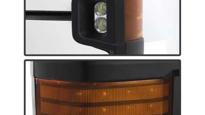 Xtune G2 Power Heated Amber LED Signal Telescoping Mirror Set Chevrolet Silverado 2003-2006                                     - MIR-CS03S-G2-PWH-AM-SET - Image 5