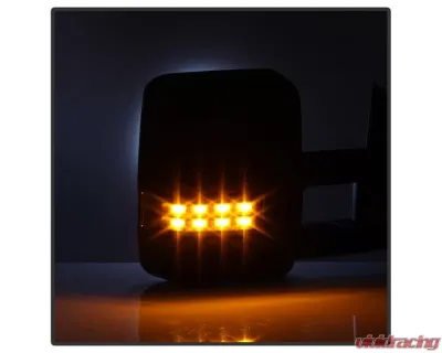 Xtune G2 Power Heated Amber LED Signal Telescoping Mirror Set Chevrolet Silverado 2003-2006 - MIR-CS03S-G2-PWH-AM-SET