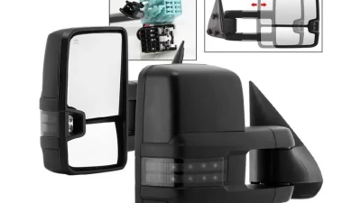 Xtune G2 Power Heated Smoke LED Signal Telescoping Mirror Set Chevrolet Silverado 2003-2006                                     - MIR-CS03S-G2-PWH-SM-SET - Image 12