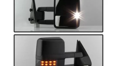 Xtune G2 Power Heated Smoke LED Signal Telescoping Mirror Set Chevrolet Silverado 2003-2006                                     - MIR-CS03S-G2-PWH-SM-SET - Image 11