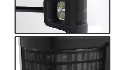 Xtune G2 Power Heated Smoke LED Signal Telescoping Mirror Set Chevrolet Silverado 2003-2006                                     - MIR-CS03S-G2-PWH-SM-SET - Image 5