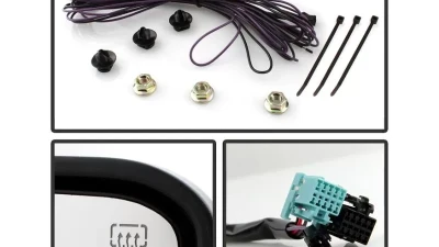 Xtune G2 Power Heated Smoke LED Signal Telescoping Mirror Set Chevrolet Silverado 2003-2006                                     - MIR-CS03S-G2-PWH-SM-SET - Image 6