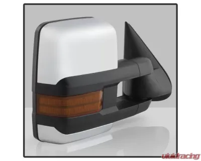 Xtune G3 LED Signal Telescoping Mirror Chrome Cover Set Chevrolet Silverado 1999-2006 - MIR-CS03S-G3C-MA-AM-SET