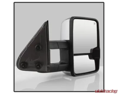 Xtune G3 Power Heated Amber LED Signal Telescoping Mirror Chrome Cover Set Chevrolet Silverado 2003-2006 - MIR-CS03S-G3C-PWH-AM-SET