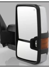 Xtune G3 Power Heated Amber LED Signal Telescoping Mirror Chrome Cover Set Chevrolet Silverado 2003-2006                                     - MIR-CS03S-G3C-PWH-AM-SET - Image 3