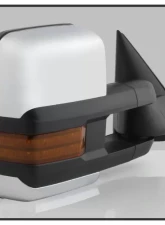 Xtune G3 Power Heated Amber LED Signal Telescoping Mirror Chrome Cover Set Chevrolet Silverado 2003-2006                                     - MIR-CS03S-G3C-PWH-AM-SET - Image 4