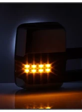 Xtune G3 Power Heated Amber LED Signal Telescoping Mirror Chrome Cover Set Chevrolet Silverado 2003-2006                                     - MIR-CS03S-G3C-PWH-AM-SET - Image 9