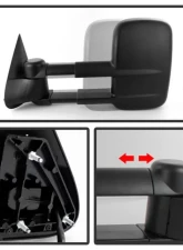 Xtune Left Driver Side Manual Extendable Power Heated Adjust Mirror Chevrolet | GMC 1999-2002                                     - MIR-CS99-PW-L - Image 2