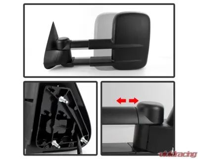 Xtune Left Driver Side Manual Extendable Power Heated Adjust Mirror Chevrolet | GMC 1999-2002 - MIR-CS99-PW-L