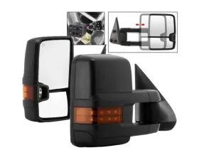 Xtune G2 Power Heated Amber LED Signal Telescoping Mirror Set Chevrolet Silverado 1999-2002