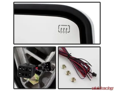 Xtune G2 Power Heated Amber LED Signal Telescoping Mirror Set Chevrolet Silverado 1999-2002 - MIR-CS99S-G2-PWH-AM-SET