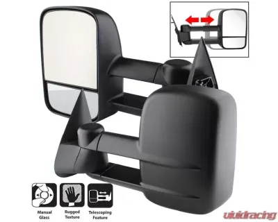 Xtune Left and Right Manual Extendable Manual Adjust Mirror Chevrolet | GMC 1999-2007 - MIR-CSIL03-MA-SET