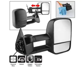 Xtune Right Passenger Side Manual Extendable Power Heated Adjust Mirror Chevrolet | GMC 2003-2007