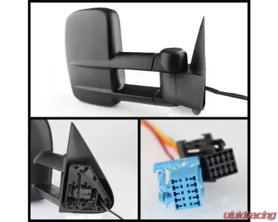 Xtune Right Passenger Side Manual Extendable Power Heated Adjust Mirror Chevrolet | GMC 2003-2007 - MIR-CSIL03-PW-R