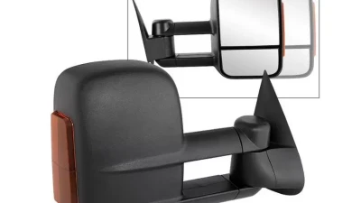 Xtune Right Passenger Side Manual Extendable Power Heated Adjust Mirror with LED Signal Amber Chevrolet | GMC 2003-2007                                     - MIR-CSIL03S-PW-AM-R - Image 4